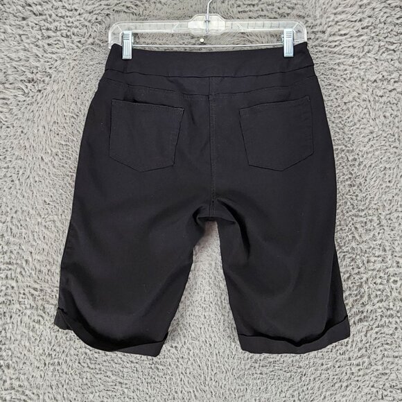 Soft Surroundings Shorts Womens XS Black Stretch Mid Rise *GUC* - Picture 8 of 11
